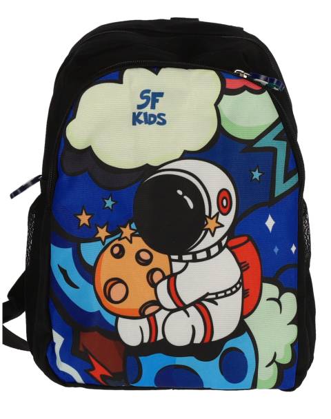 Ghiozdan SF 2F 32x26x10cm 0,20kg NEGRU Astronaut – imagine produs 2